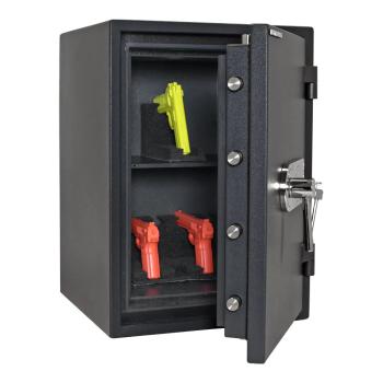 Preview: Rottner Papiersicherungsschrank EN1 Fire Profi 65 Doppelbartschloss anthrazit T05007